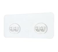 Zonster 8 Paquete Adhesivo Adhesivo Strong No Taladro Colgando Estantería De Gancho Plato De Jabón Accesorios De Cocina (Ganchos Dobles)