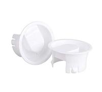 Zonster La Jarra de Agua 2pcs Tapas de Vidrio, Blanco Caliente/fría de la Tapa de la Cubierta de la categoría alimenticia de plástico Anti-Polvo estancos Ta