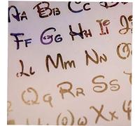 Zonster Letra del Alfabeto Plantillas Reutilizables para Mascotas, Arte, Álbumes de Recortes en Relieve, Tarjeta del Álbum y Estampado