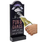 ZONSUSE Cerveza Soda Abrebotellas Vintage Montado de Pared Botellas,Sacacorchos,Abrelatas Colgante y Tenedor de la Tapa,Ideal Para Bares,Fiestas,Accesorios,Cocina Casera,Excelente Mejor Regalo