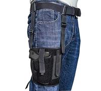 ZONSUSE Fundas de Armas de Caza Universal, Funda Táctica Oculta, Funda Pistola Pierna, Funda para Pistola Ajustable, para Tiro Entrenamiento Caza y Juegos de rol (Funda Pierna)