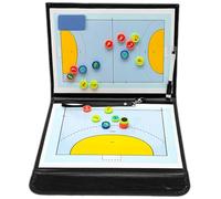 ZONSUSE Pizarra Táctica Balonmano Portátil, Pizarra Magnética de Balonmano, Handball Tactics Board, con Marcador, Borrador, Imanes de Equipo, para Entrenamiento, Enseñanza, Competición