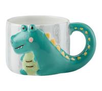 ZONSUSE Taza Café de Cocodrilo, Tazas con Animales Adorables, 3D Taza de Cerámica con Asa en Forma de Cola, Regalo para Niños Niñas Hijos Hijas y Adultos Cumpleaños Festival 380ml (Cocodrilo)