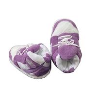 ZONTO Zapatillas Bolsa Caliente De La Raíz De Algodón Personalidad Zapatos Creativos De Pieles En El Hogar Zapatos Gruesos De Interior Mujeres Mujeres-Y-(36-44 Yardas)