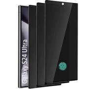 zonyee 3 Piezas Protector de Pantalla de Privacidad para Samsung Galaxy S24 Ultra, Anti Espía Protectora Película de Cristal Vidrio Templado - 9H Dureza, Anti Arañazo, Sin Burbujas, Fácil de Instalar