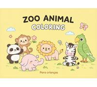 Zoo Animal Coloring: Livro de Pintar para Crianças