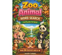 Zoo Animal Word Search: Fun Puzzles for Girls! Over 50 Puzzles! Ages 6-10|6x9 inches, 110 Pages|Solutions Included|Great Gift for Animal Lovers (Girls' Puzzle Books)