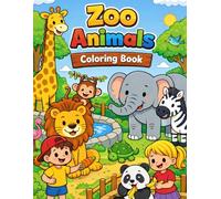 Zoo Animals Coloring Book for Kids: Fun and Easy Coloring Pages for Kids Ages 3-7 (Dream Weaver Coloring Series for Kids Ages 3-7)