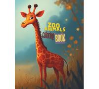 Zoo Animals Coloring Book for Toddlers: Fun and Easy Coloring Pages with Cute Zoo Animals for Kids Ages 3-4
