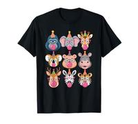 Zoo Animals Wildlife Safari Jungle Birthday Party Boys Girls Camiseta