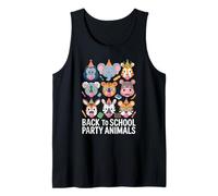 Zoo Animals Wildlife Safari Jungle Birthday Party Boys Girls Camiseta sin Mangas