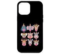 Zoo Animals Wildlife Safari Jungle Birthday Party Boys Girls Carcasa para iPhone 12 Pro MAX