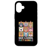 Zoo Animals Wildlife Safari Jungle Birthday Party Boys Girls Carcasa para iPhone 16 Plus