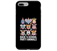 Zoo Animals Wildlife Safari Jungle Birthday Party Boys Girls Carcasa para iPhone 7 Plus/8 Plus