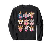 Zoo Animals Wildlife Safari Jungle Birthday Party Boys Girls Sudadera
