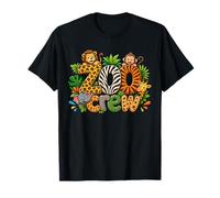 Zoo Crew Safari Jungle Animal Themed Birthday Party Kids Camiseta