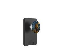 Zoo Felino Sabana Paisaje Cielo Estrellado Cielo Van Gogh Estilo Cielo PopSockets PopWallet para MagSafe