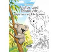 Zoo Friends: Color and Discover - Islands, Mountains & the Americas: 42 Coloring Scenes with Gentle Animal Facts for Kids Ages 4-6 (Animal Friends: Color and Discover)
