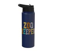 Zoo Keeper Zookeeper Wildlife Animals Safari Costume Stainless Steel Insulated Water Bottle