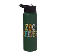 Zoo Keeper Zookeeper Wildlife Animals Safari Costume Stainless Steel Insulated Water Bottle