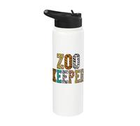 Zoo Keeper Zookeeper Wildlife Animals Safari Costume Stainless Steel Insulated Water Bottle