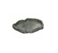 Zoo Med Comedero de Roca Repti Rock para tortugas – No tóxico, resistente, M (18.5×2×15 cm)