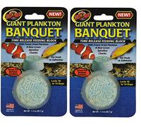 Zoo Med Laboratorios AZMBB6 plancton Banquetes Bloque alimentador Gigante, 2 Count