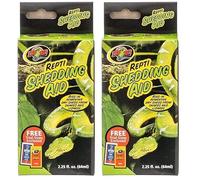 Zoo Med Repti Shedding Aid Tratamiento de Eliminación de la Piel Seca para Reptiles, Spray para la Eliminación de la Piel de Serpiente y Lagarto, 64 ml (Paquete de 2)