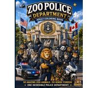 Zoo Police Department: Adult Coloring Book: 50 Amazing Zoo Animals • 50 Heroic Careers • One Incredible Police Department!