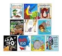 Zoo Series 10 Picture Flat Books Collection Set (Quiet, Little Why, Poo in the Zoo, Mighty Mo, The Great AAA-OOO!, Can I Join Your Club & MORE!)
