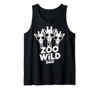 Zoo Wild Dad Safari Vida Silvestre Familia Animal Viaje a Juego Camiseta sin Mangas