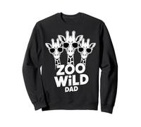 Zoo Wild Dad Safari Vida Silvestre Familia Animal Viaje a Juego Sudadera
