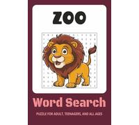 Zoo Word Search Puzzle Book: Easy to Read Print | 6 x 9 inches, 144 pages | 70+ puzzles - Gift for Vacations, Holidays, and Relaxing Times