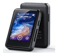 ZOOAOXO 128GB Reproductor MP3, MP3 Bluetooth 5.2 con 2.4" Pantalla Táctil, Altavoz HD Incorporado, Sonido de HiFi, E-Book, Despertador, Radio FM, Grabadora de Voz, Auriculares Incluidos