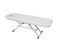 Zoobotanica Camilla de masaje móvil plegable, cama de masaje de 3 zonas con reposacabezas y orificio para respirar, respaldo ajustable y cola, banco de masaje, carga hasta 250 kg/550 libras, 180 x 60