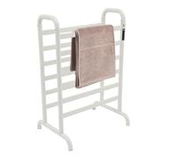 Zoobotanica Toallero eléctrico con patas, 60 x 43 x 90 cm, radiador de baño eléctrico con pantalla LED, diseño de dos filas, calentador de toallas, calentador de toallas, 180 W