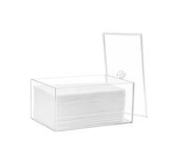 zoocatia Farmhouse - Soporte transparente para secadora de lavandería, contenedor de cápsulas de detergente, dispensador de bolas de secadora con tapa, organización y caja de almacenamiento para