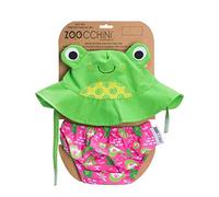 Zoocchini maillot/sombrero, diseño de rana S (3 - 6 meses)