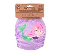 Zoocchini Sirenita híbrida para pañales con dos inserciones reutilizables, tamaño 1, 1 unidad
