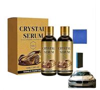 zoocco 100ML PTZ Crystal Serum - Advanced Graphene Ceramic Coating for Cars, Quick-Acting 9H Hydrophobic Protection, Ultra Shine Polish & Paint Restoration Effect (2pc)