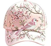 zoocco 2026 Limited Edition Garden Morning Cap Bee and Bloom Hat Botanical Cottagecore Baseball Hat for Women Adjustable Breathable, Outdoor Walks, Gardening, Travel & Everyday Wear (D)