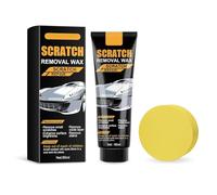 zoocco 2026 New Car Scratch Remover Wax, 60 ml Scratch Remover for Vehicles Polishing Wax Scratch Repair Paste with Sponge (1pcs)