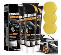 Zoocco 2026 New Upgraded Car Scratch Remover, Car Paint Scratch Repair Paste & Wax, Rapid Scratch Removal for All Paint Types, No Professional Tools Needed (3PC)
