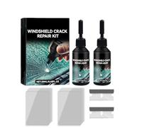 zoocco 2026 Upgrade Windshield Crack Repair Kit, Windshield Chip Repair Kit for Windshields, Windows, Mirrors All Crack Types (2 PCS)