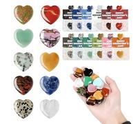 zoocco 24 Pack Gem Valentines Day Cards, Crystal Rock Valentines for Kids with Heart-Shaped Gemstone, Valentine'S Day Gift Exchange for Boys Girls