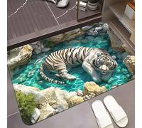 zoocco 3D Optical Illusion Rug That Looks Like a Hole, Realistic Vortex Hole Rug for Home Décor, Funny Prank, Non-Slip 3D Area Rugs for Living Room, Bedroom, Entryway, Parties (TT,50 * 80cm)