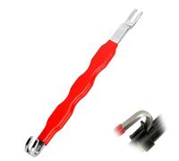 zoocco Automotive Electrical Terminal Connector Separator Removal Tool, Durable Carbon Steel Connector Removal Tool for Car Wiring Harness, Mechanic, DIY Auto Repair (Red)