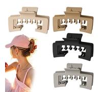 zoocco Baseball Cap Claw Clip, Strong Hold Non Slip Hat Claw Clip for Women Thick Hair Sports Outdoor Daily Use (BB)