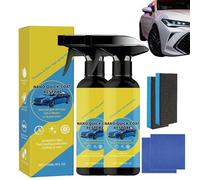 zoocco Car Nano Coating Spray - Nano Quick Coat Restore, Quick-Acting Vehicle Coating for Showroom Shine & Long-Lasting Gloss, 120ml Multi-Surface Auto Care (2 Sets)