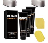 zoocco Car Scratch Repair Paste, 2026 Upgraded Scratch Remover Wax with Sponge & Cloth for Vehicle Paint Care (3 PCS)